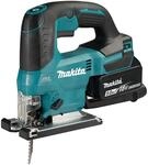 Makita DJV184RTJ 18 V Li-Ion LXT b&uuml;rstenlose Stichs&auml;ge, komplett mit 2 x 5,0 Ah