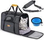 Morpilot Katzentransportbox f&uuml;r gro&szlig;e Katzen und Welpen bis 7kg, Katzenbox