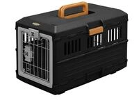Iris Ohyama, Kiste, K&auml;fig, Transportbox f&uuml;r Hund, Katze, 2 T&uuml;ren, L55 x T31.5 x