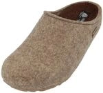 Haflinger Michel, Pantoffeln, Unisex-Erwachsene, Filz aus Wolle-36 EU-Beige (Torf