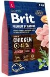 Brit Premium by Nature Junior L Trockenfutter f&uuml;r Welpen Gro&szlig;er Hunderassen,