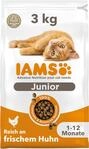 IAMS Junior Katzenfutter trocken mit Huhn - Trockenfutter f&uuml;r Kitten im Alter von