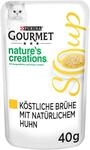 Gourmet Crystal Soup f&uuml;r Katzen mit naturbelassenem Huhn, 32er Pack (32 x 40g)