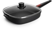 Woll &ndash; Nowo Titanium Guss-Pfanne 28&times;28 cm viereckig mit Deckel &ndash; 3,3 l, Aluguss,