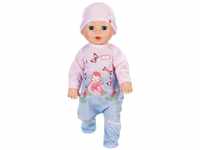 Baby Annabell Lilly lernt laufen, 43cm große Puppe mit Krabbel- und...