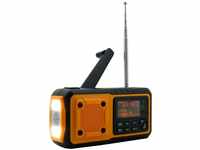soundmaster DAB112OR Outdoorradio DAB+, UKW Notfallradio, Bluetooth®, USB