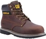 Caterpillar Mens Powerplant S3 GYW Safety Boot Brown Size UK 11 EU 45