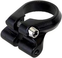 Fahrrad Sattelklemme mit Gep&auml;cktr&auml;gerbefestigung, 36g, &Oslash; 28,6/31,8 mm, RACKY von