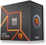 AMD Ryzen 9 7950X Prozessor (intergrierte Radeon Grafik,16 Kerne/32Threads, 170W TDP,