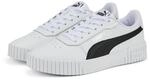 PUMA Damen Carina 2.0 Turnschuhe, Puma White Puma Black Puma Silver, 38 EU