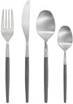 blomus Besteckset MAXIME | 16-teilig | Edelstahl matt mit Kunststoffgriffen | Farbe