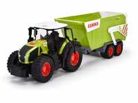 Dickie Toys - CLAAS Traktor mit Anhänger (64 cm) - großer Spielzeug-Trecker mit