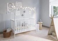 FabiMax Kinderbett Hausbett Schlafm&uuml;tze, 70x140 cm (wei&szlig;, 140x70 cm)