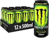Monster Energy&reg; Nitro Super Dry - koffeinhaltiger Energy-Drink mit fruchtigem
