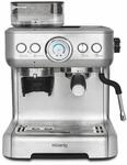 H.Koenig Espressomaschine mit Mahlwerk EXPRO980, 2,7 l, 250 g, K&ouml;rnungsbeh&auml;lter, 15