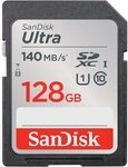 SanDisk Ultra SDXC UHS-I Speicherkarte 128 GB (Für Kompaktkameras der Einstiegs- und SanDisk Ultra SDXC UHS-I Speicherkarte 128 GB (Für Kompaktkameras der Einstiegs- und