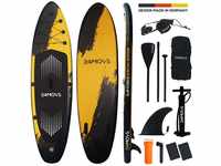 24MOVE® Sup Board Set, Premium Stand Up Paddle Board aufblasbar, Yoga Board,