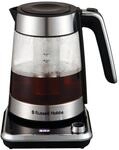 Russell Hobbs Wasserkocher Glas mit Temperatureinstellung & Teesieb [40-100&deg;C]