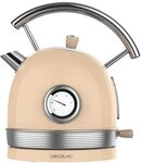 Cecotec Wasserkocher ThermoSense 420 Light Beige. Fassungsverm&ouml;gen 1,8 Liter, 2200