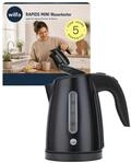 Wilfa RAPIDS MINI Wasserkocher 1 Liter in Schwarz I 1500W | 360&deg;-Basis,...