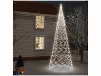 vidaXL Weihnachtsbaum mit Erdnägeln Kaltweiß 3000 LEDs 800 cm