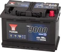 Yuasa YBX9096 12V 70 Ah 760 CCA AGM Start-Stopp-Plus-Autobatterie