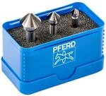 PFERD TOOLS HSS Kegel-/Entgratsenker-Set, 3-tlg. | 90&deg;, &Oslash; 6,3-16,5 mm, DIN 335 C 