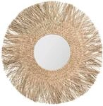 Atmosphera - Spiegel Ael - Schilfrohr D. 80 cm - Beige