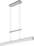 Reality Leuchten LED Pendelleuchte Paros R32043105, Aluminium geb&uuml;rstet, inklusiv 1x