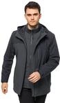 Jack Wolfskin Herren Feldberg 3in1 Jkt M Jacket, Ebony, M EU