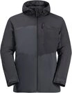 Jack Wolfskin Herren Feldberg 3in1 Jkt M Jacket, Ebony, XXL EU Jack Wolfskin Herren Feldberg 3in1 Jkt M Jacket, Ebony, XXL EU