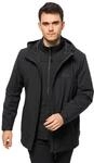 Jack Wolfskin Herren Feldberg 3in1 Jkt M Jacket, Schwarz, XXL EU