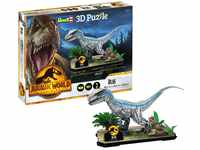 Revell 00243 Jurassic World Park Welt als 3D Puzzle entdecken, Bastelspaß für eine
