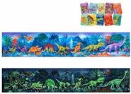 Hape im Dunkeln leuchtendes Puzzle - Dinosaurier, 200 Teile, Glow-in-the-Dark