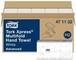Tork Xpress Multifold-Handt&uuml;cher Wei&szlig; H2, Advanced-Qualit&auml;t, 100% recycelte