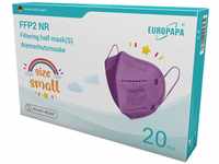 EUROPAPA® 20x FFP2 Maske S in Kleiner Größe Mundschutz Masken...