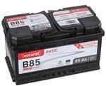 Accurat Basic B85 Autobatterie - 12V, 85Ah, 770A, zyklenfest, wartungsfrei, 30% mehr