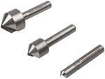 wolfcraft Senker Set aus Werkzeugstahl I 2504000 I f&uuml;r Holz, Plastik und NE-Metalle