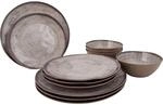 Bo-Camp - Essgeschirr - Halo - 12-Teilig - Beige