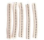 Feuerhand Flachdocht, 5 St&uuml;ck, wei&szlig;, Baumwolle, 12 x 1,25 cm