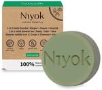 Niyok 3-in-1 Feste Dusche "Early Spring" (80g) &bull; F&uuml;r K&ouml;rper, Haare & Gesicht &bull;