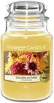 Yankee Candle Duftkerze | Gro&szlig;e Golden Autumn im Glas | Brenndauer: bis zu 150