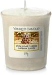 Yankee Candle Votivkerze SPUN SUGAR FLURRIES - Kerze mit Brenndauer bis zu 15 Stunden
