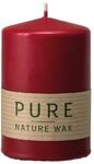 Wenzel Pure Kerze Safe Candle, 13x6 cm, Karminrot
