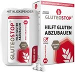 GluteoStop - hilft Gluten abzubauen - 30 Mini Tabletten im Klickspender -