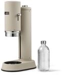 Aarke Carbonator Pro, Wassersprudler mit Glasflasche, Sand Finish