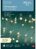 LED Micro Lichterkette f&uuml;r Au&szlig;en | warmwei&szlig; | 180 LED's | 9 m