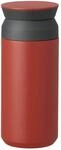 Kinto Reisebecher, rot, 350 ml, isothermisch, doppelwandig, Anti-Verbrennung