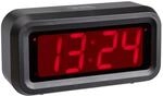 TFA Dostmann Digitaler Wecker Roxy mit roten LED Ziffern, 60.2024.10, Weckalarm...