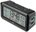 TFA Dostmann Funk-Wecker Boxx2 digital, mit Akku | aufladbar, 2 Alarmzeiten,